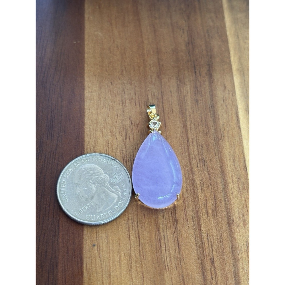 Sterling Silver Rose Quartz Pendant - Picture 6 of 7